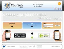 Tablet Screenshot of courzeo.com